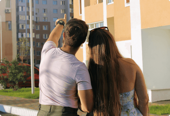 a man and woman kissing